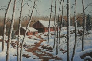 Michigan Snow Scene